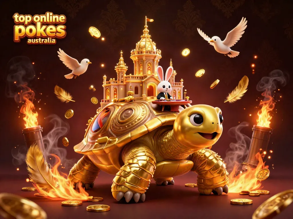Experience the thrill of top online pokies australia with vibrant 3D characters and dynamic casino elements.